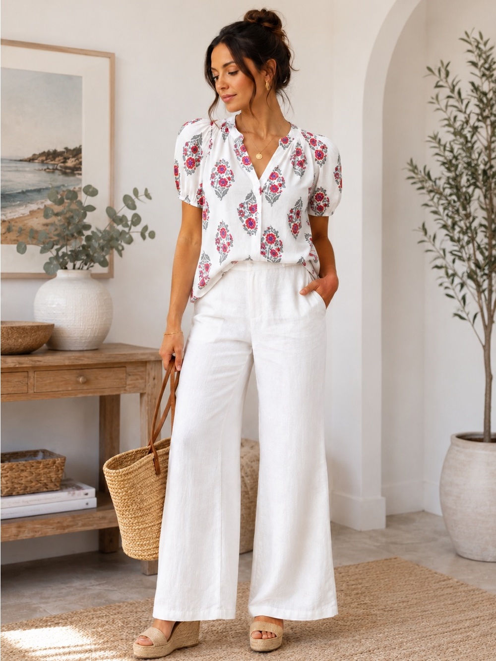 NWT Avara Sugar Lips Maleigh Gauze Top Blouse in Nelina Floral Print Size Small - Picture 16 of 16